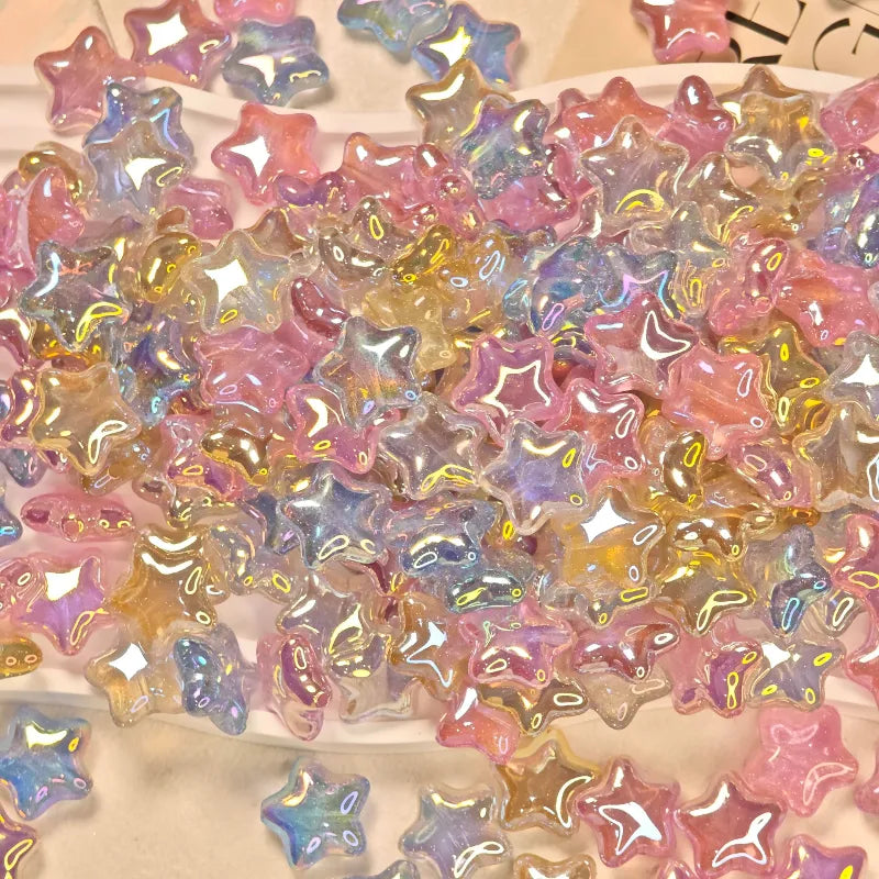 🌟 Magic Acrylic Beads｜100+ Colors｜DIY Jewelry Kit